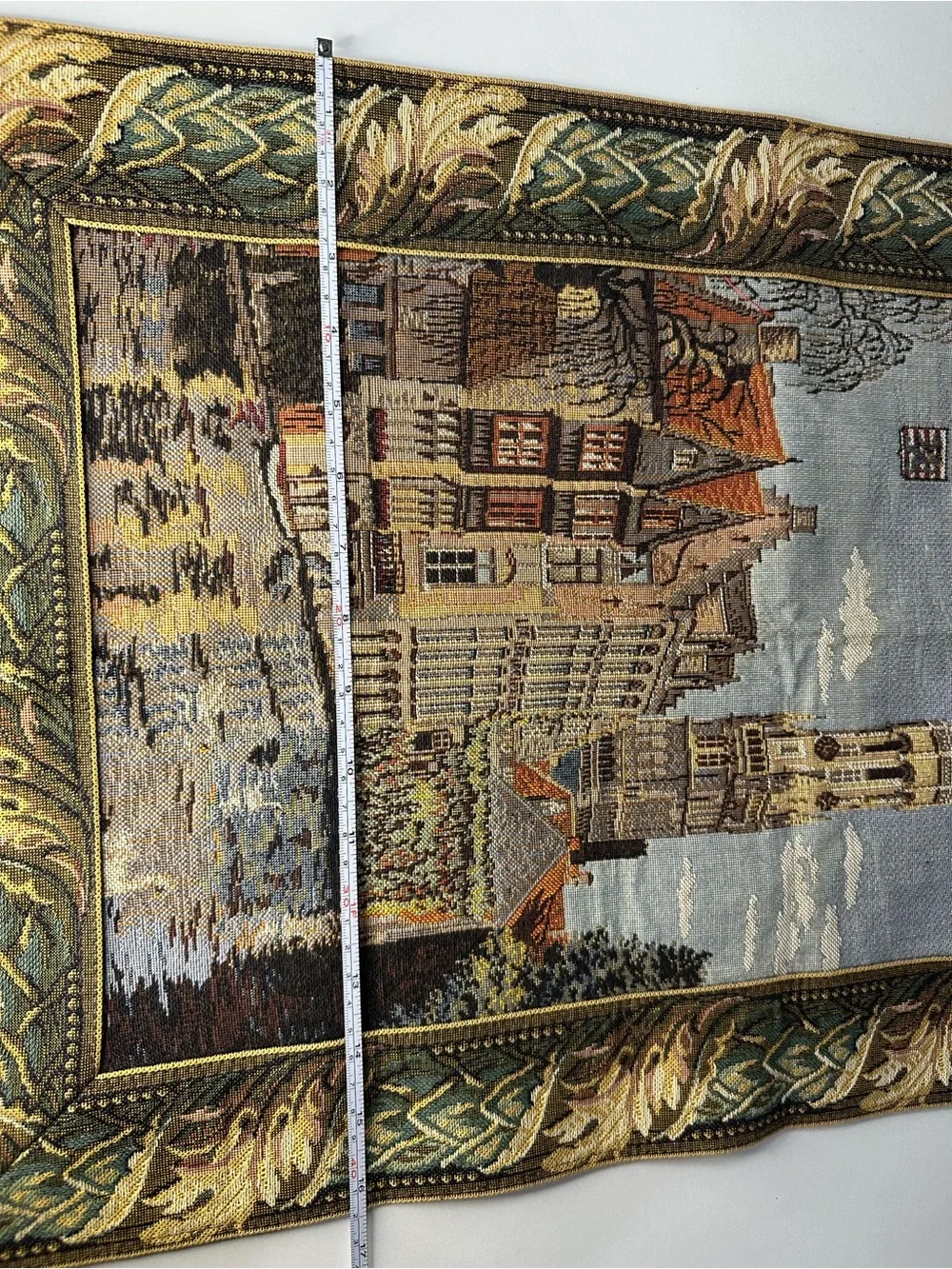 Belgium Point DeBruges Canals Wall Tapestry Brugge City